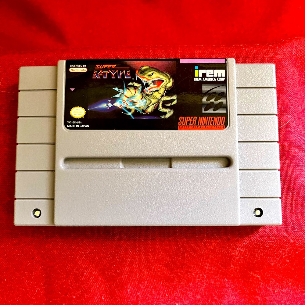 1991 Super Nintendo Super R-Type Game